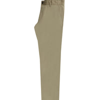 Koyu Vizon Regular Fit Standart Kesim Likralı Kanvas / Chino Pantolon