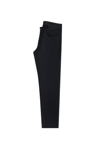 Koyu Lacivert Slim Fit Dar Kesim Likralı Kanvas / Chino Pantolon