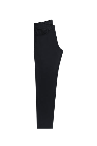 Koyu Lacivert Slim Fit Dar Kesim Likralı Kanvas / Chino Pantolon
