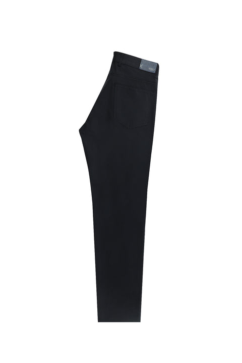 Dark Navy Blue Slim Fit Stretch Canvas / Chino Trousers
