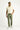 Orta Haki Regular Fit Likralı Kanvas / Chino Pantolon