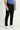 Siyah Slim Fit Dar Kesim Likralı Kanvas / Chino Pantolon