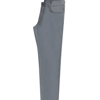 Orta Gri Slim Fit Dar Kesim Likralı Kanvas / Chino Pantolon