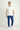 Havacı Mavi Regular Fit Likralı Kanvas / Chino Pantolon