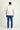 Havacı Mavi Regular Fit Likralı Kanvas / Chino Pantolon
