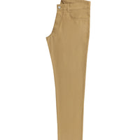 Camel Slim Fit Dar Kesim Likralı Kanvas / Chino Pantolon