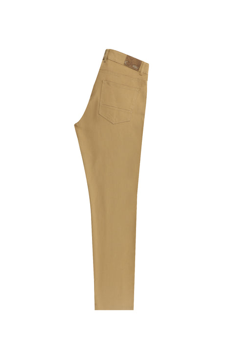 Camel 7 Drop Slim Fit Dar Kesim Likralı Kanvas / Chino Pantolon