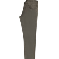 Asker Haki Slim Fit Dar Kesim Likralı Kanvas / Chino Pantolon