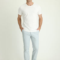 Gümüş Regular Fit Likralı Kanvas / Chino Pantolon