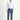 Havacı Mavi Slim Fit Dar Kesim Likralı Saten Kanvas / Chino Pantolon