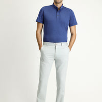 Gümüş Regular Fit Standart Kesim Likralı Kanvas / Chino Pantolon
