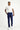 Açık Lacivert Regular Fit Likralı Kanvas / Chino Pantolon