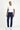 Açık Lacivert Regular Fit Likralı Kanvas / Chino Pantolon