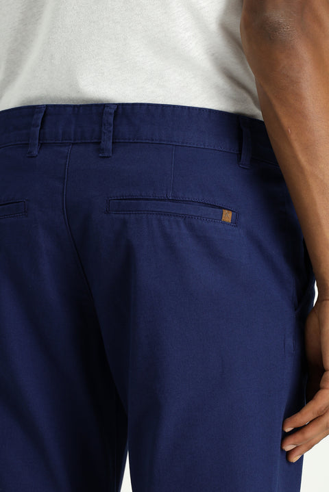 Açık Lacivert Super Slim Fit Eksra Dar Kesim Likralı Kanvas / Chino Pantolon