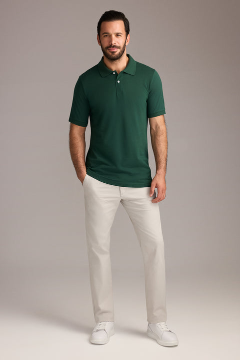 Açık Vizon 7 Drop Slim Fit Dar Kesim Likralı Kanvas / Chino Pantolon