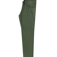 Orman Yeşili Slim Fit Dar Kesim Likralı Kanvas / Chino Pantolon