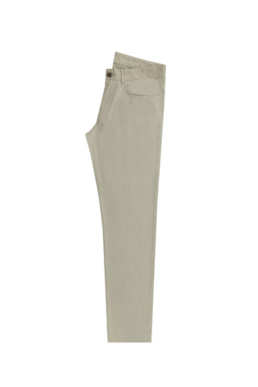 Açık Vizon Slim Fit Dar Kesim Likralı Kanvas / Chino Pantolon