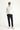  Koyu Lacivert Slim Fit Dar Kesim Beli Lastikli Keten Karışımlı Kanvas / Chino Pantolon