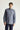 Orta Lacivert Uzun Kol Slim Fit Dar Kesim Spor Pamuk Gömlek