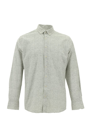  Orta Gri Uzun Kol Slim Fit Dar Kesim Pamuk Gömlek