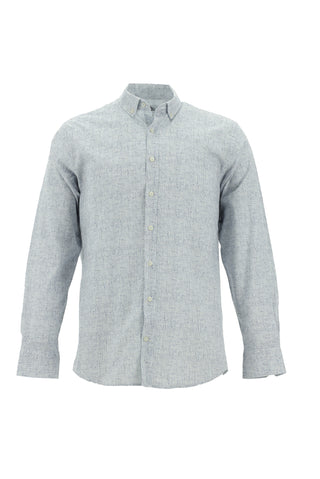  Açık Mavi Uzun Kol Slim Fit Dar Kesim Pamuk Gömlek