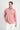 Mercan Kırmızı Uzun Kol Slim Fit Dar Kesim Spor Gömlek