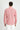 Mercan Kırmızı Uzun Kol Slim Fit Dar Kesim Spor Gömlek