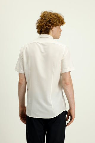  Taş Techno-Line Kısa Kol Slim Fit Dar Kesim Gömlek