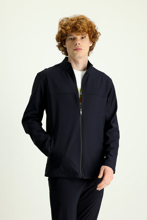 Koyu Lacivert Techno-Line Spor Mont