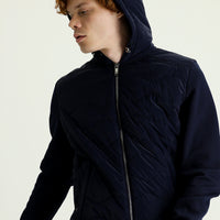 Orta Lacivert Slim Fit Spor Mont
