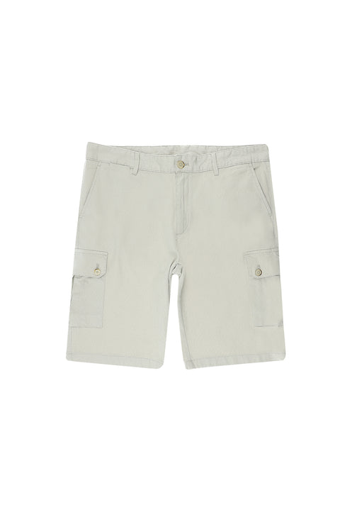 Taş Relaxed Fit Rahat Kesim Pamuklu Bermuda Şort