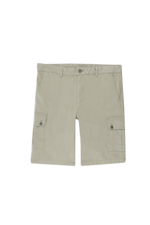 Toprak Relaxed Fit Cotton Bermuda Shorts