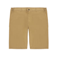 Camel Slim Fit Dar Kesim Likralı Bermuda Şort