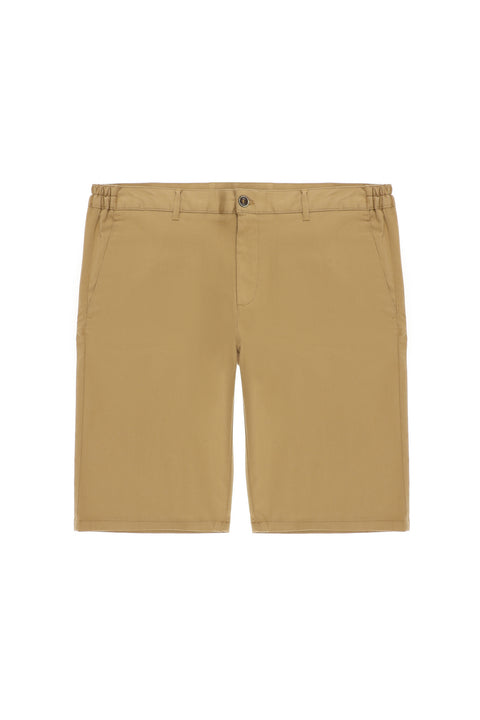 Camel 7 Drop Slim Fit Dar Kesim Likralı Bermuda Şort