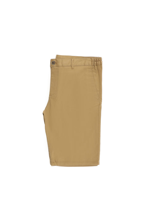 Camel 7 Drop Slim Fit Dar Kesim Likralı Bermuda Şort