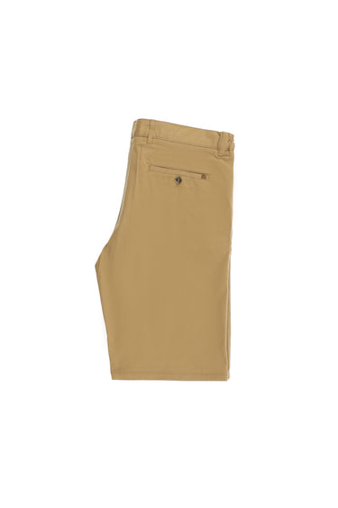 Camel Slim Fit Dar Kesim Likralı Bermuda Şort