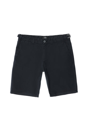 Koyu Lacivert Slim Fit Dar Kesim Pamuklu Bermuda Şort