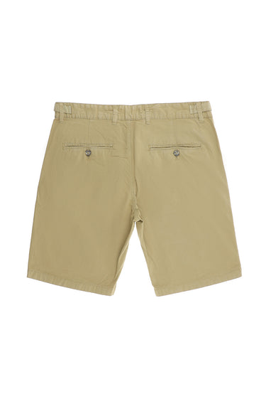 Orta Bej Slim Fit Dar Kesim Pamuklu Bermuda Şort