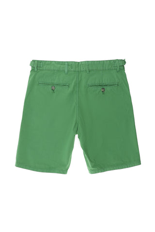  Çimen Yeşili 7 Drop Slim Fit Dar Kesim Pamuklu Bermuda Şort