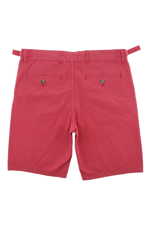 Light Red Regular Fit Standard Cut Bermuda Shorts