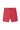 Mercan Kırmızı Slim Fit Dar Kesim Pamuklu Bermuda Şort