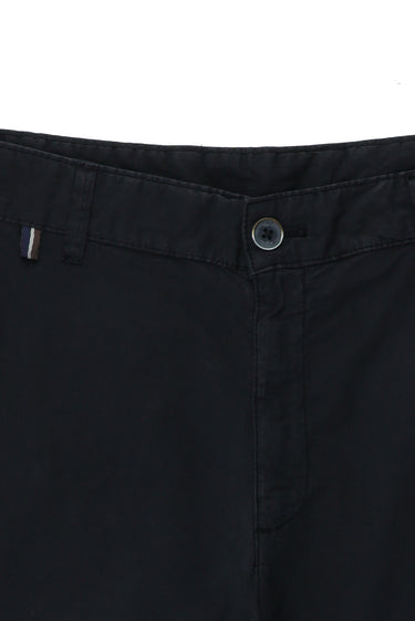 Koyu Lacivert Regular Fit Pamuklu Bermuda Şort