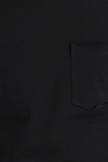 Siyah Bisiklet Yaka Slim Fit Dar Kesim Tişört