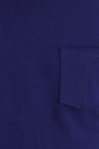  Orta Lacivert Bisiklet Yaka Slim Fit Dar Kesim Tişört