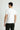 Beyaz V Yaka Slim Fit Dar Kesim Tişört