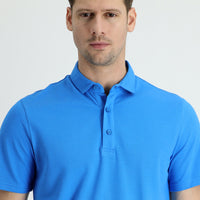 Mavi Polo Yaka Regular Fit Pamuk Tişört