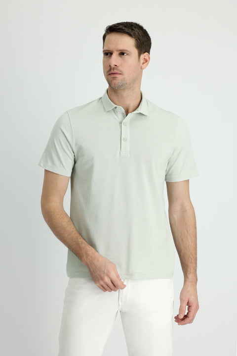 Taş Polo Yaka Regular Fit Pamuk Tişört