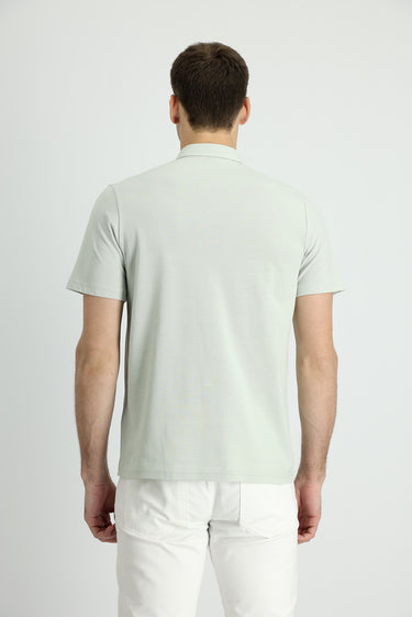 Taş Polo Yaka Regular Fit Pamuk Tişört