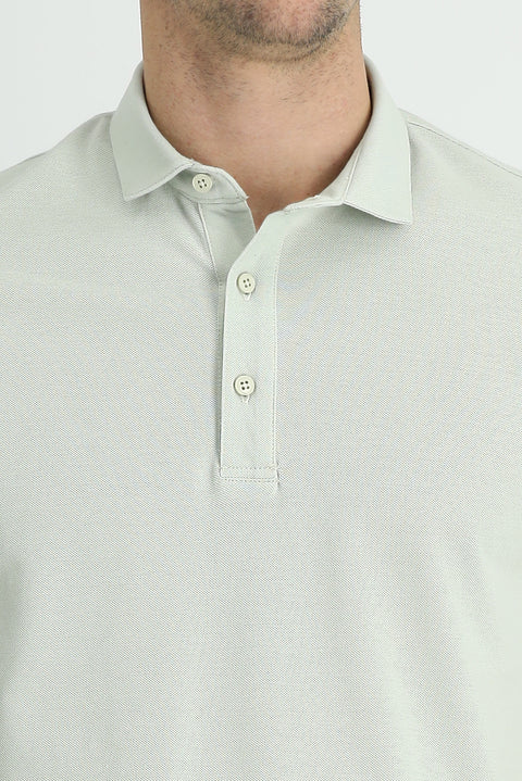 Taş Polo Yaka Regular Fit Pamuk Tişört