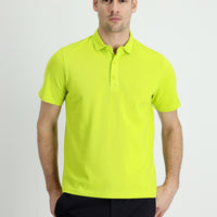 Fıstık Yeşili Polo Yaka Regular Fit Pamuk Tişört